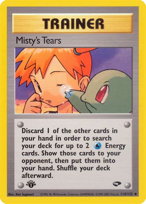 misty's tears card|pokemon card misty's tears uncensored.